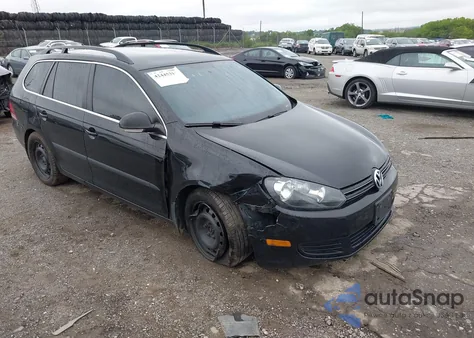 2012 Volkswagen Jetta Sportwagen 2.0L Tdi z USA, uszkodzony, nr VIN 3VWPL7AJ2CM634950